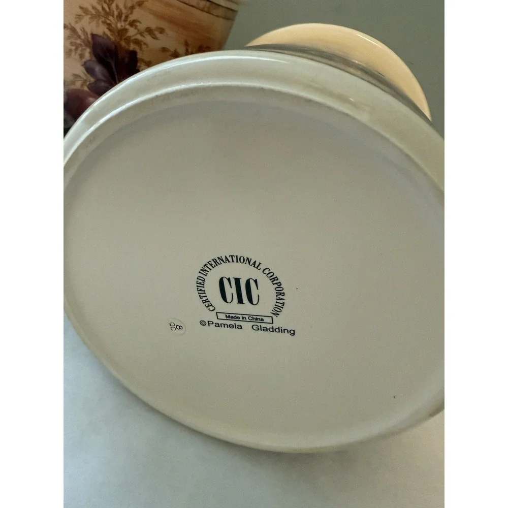 CIC Certified Int.Corporation By Pamela Gladding Set Of‎ 3 Kitchen Storage Cont